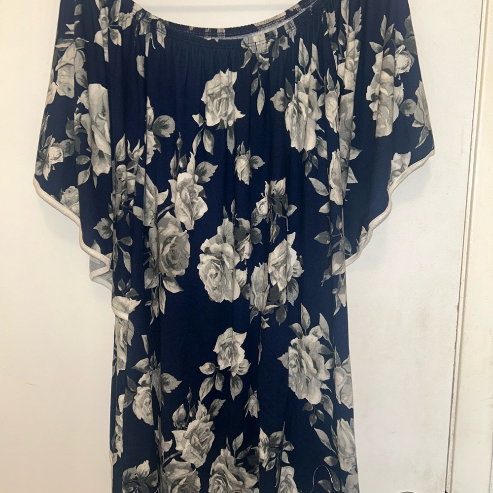 Floral Off-Shoulder Women's Top